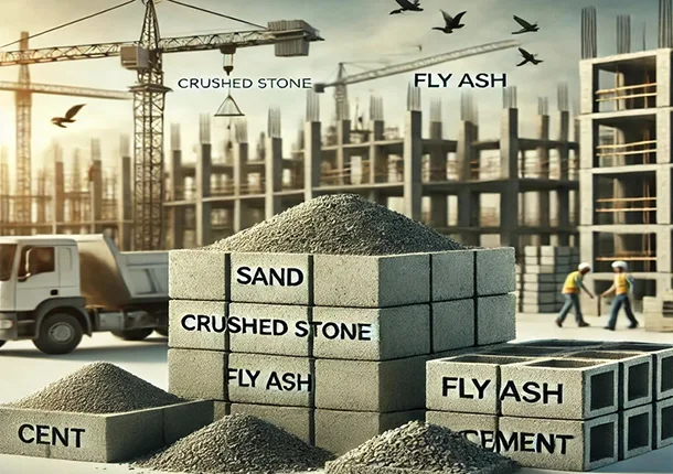 What Materials Are Concrete Bricks made Of?